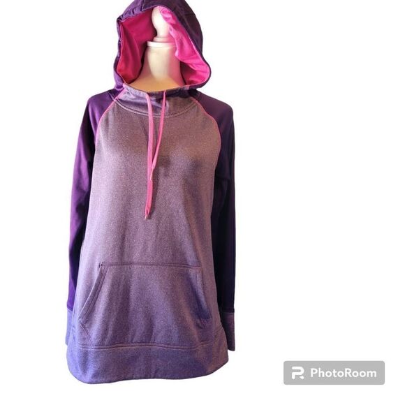 Danskin Now Purple Athletic Hoodie Size Medium - Picture 2 of 6